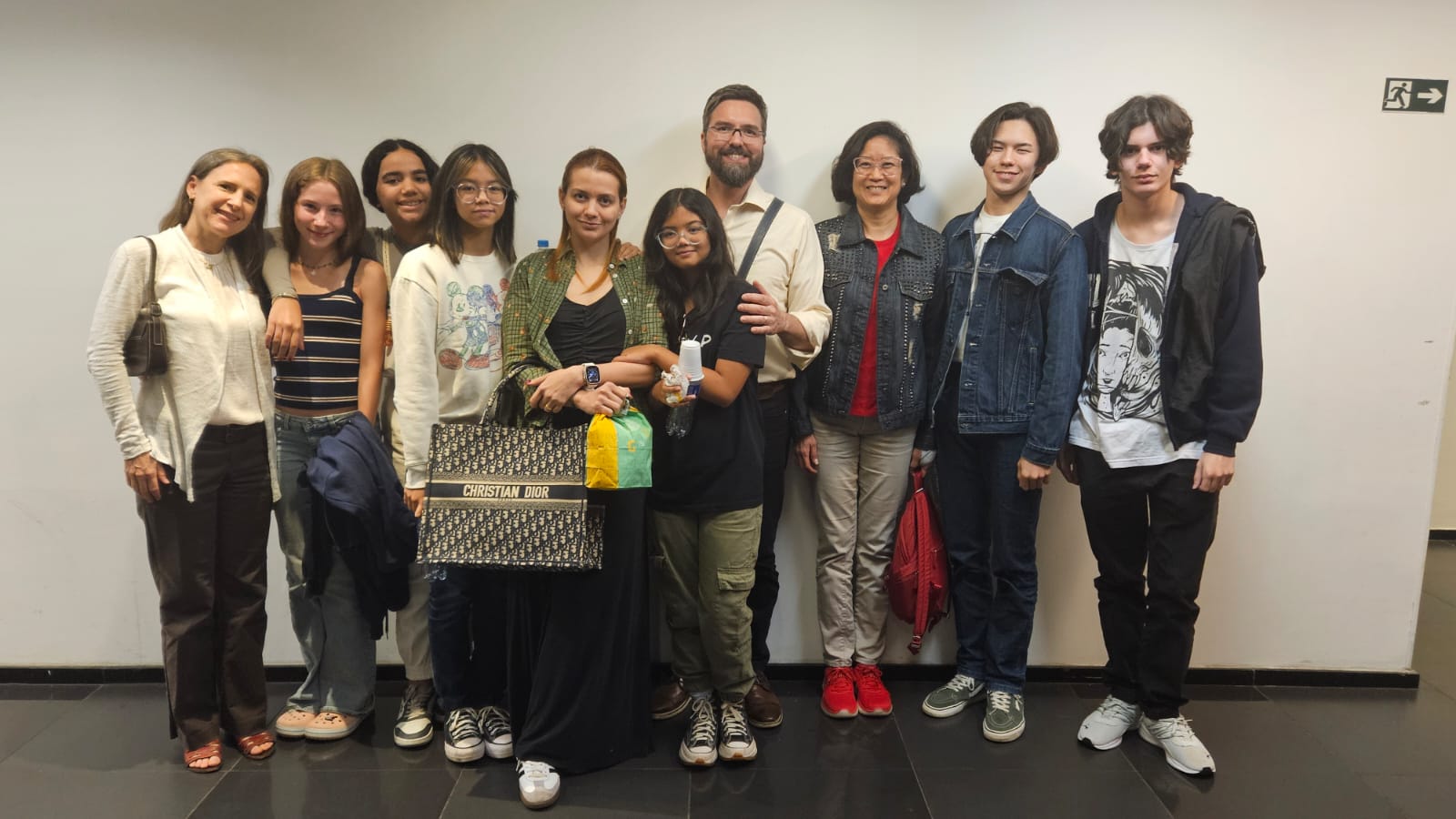 Pastor Rodrigo with the Callado family and teens group