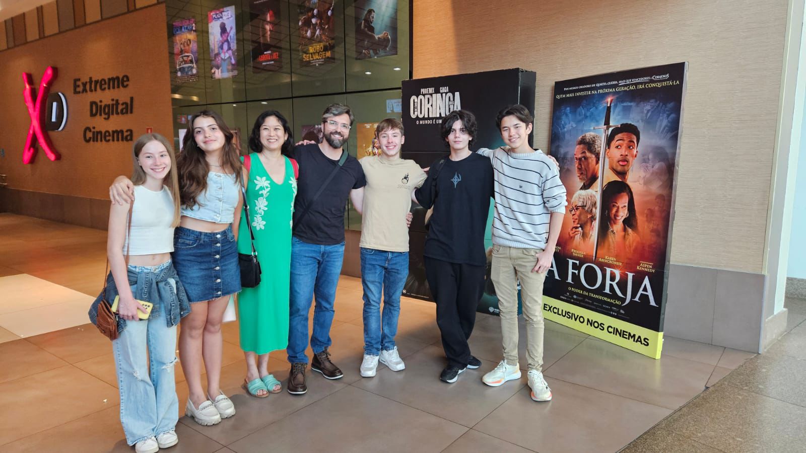 Movie night outing